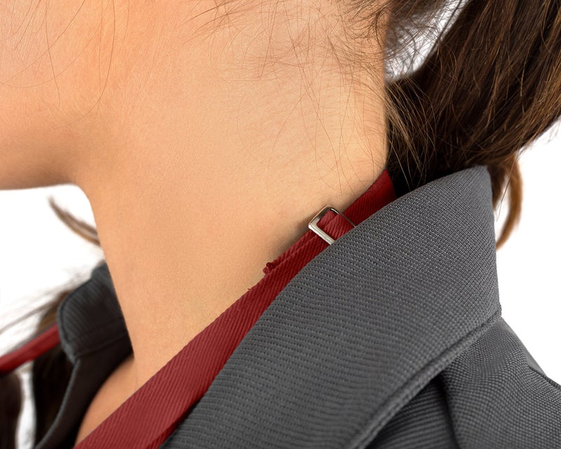 KNG Burgundy 3 Pocket Adjustable Bib Apron for Men and Women - Pack of 6 - Image 4
